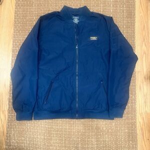 L.L. Bean Men's Navy Windbreaker